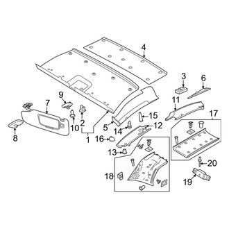 Porsche OE - Roof - Interior Trim (Targa)