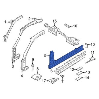 Porsche OE - Left Rocker Panel