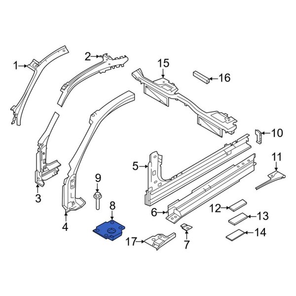 Jack Pad Bracket