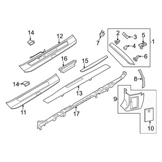 Porsche OE - Pillars, Rocker & Floor - Interior Trim (GT3 RS / GT3 Touring Package)