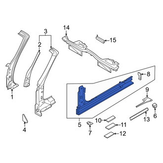 Porsche OE - Left Rocker Panel