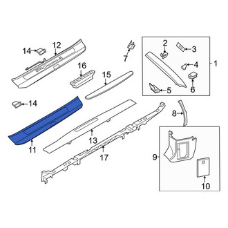 Porsche OE - Left Door Sill Plate
