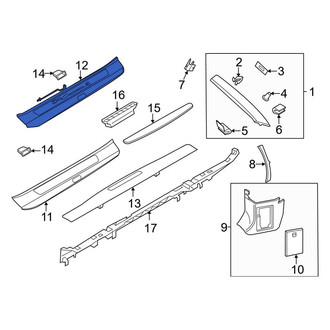 Porsche OE - Right Door Sill Plate