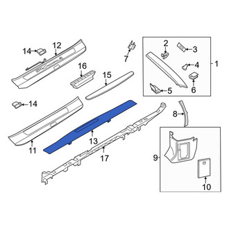 Porsche OE - Left Door Sill Plate