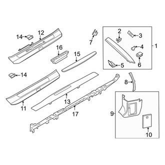 Porsche OE - Pillars, Rocker & Floor - Interior Trim (Carrera / Carrera 4 GTS / Carrera GTS / Carrera T Convertible)