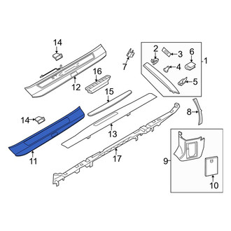 Porsche OE - Right Door Sill Plate