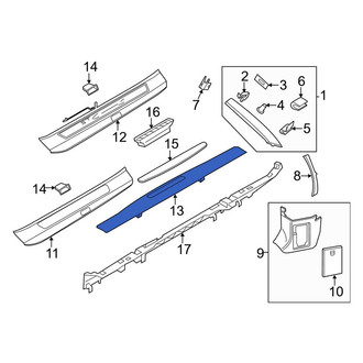 Porsche OE - Left Door Sill Plate