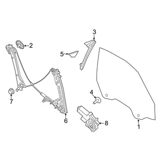 Porsche OE - Door - Glass & Hardware (Carrera / Carrera 4 / Carrera 4 GTS / Carrera 4S / Carrera GTS / Carrera S / GT3 / Targa 4 / Targa 4 GTS / Targa 4S)