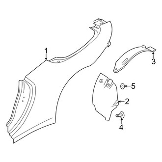 Porsche OE - Quarter Panel & Components (Convertible)