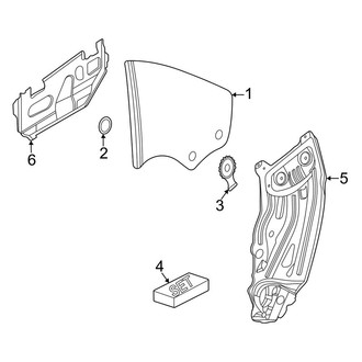 Porsche OE - Quarter Panel - Glass (Carrera / Carrera 4 / Carrera 4S / Carrera S Convertible)
