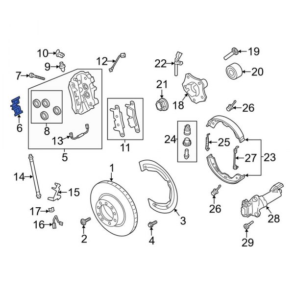 Disc Brake Anti-Rattle Clip