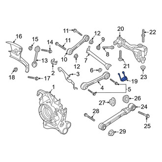 Porsche OE - Rear Left Suspension Ride Height Sensor