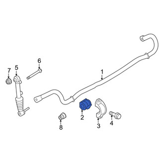 Porsche OE - Rear Suspension Stabilizer Bar Bushing