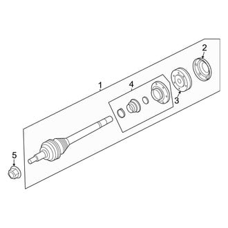 Porsche OE - Rear Suspension - Drive Axles