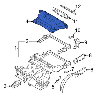 Porsche OE - Rear Floor Pan