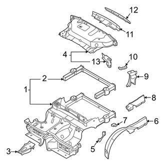 Porsche OE - Rear Body & Floor (Targa 4 / Targa 4 GTS / Targa 4S)