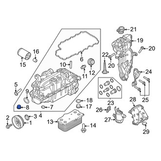 Porsche OE - Diesel Exhaust Fluid (DEF) Tank Drain Line