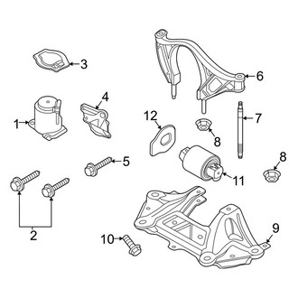 Porsche OE - Engine & Transmission Mounting (Carrera / Carrera T)