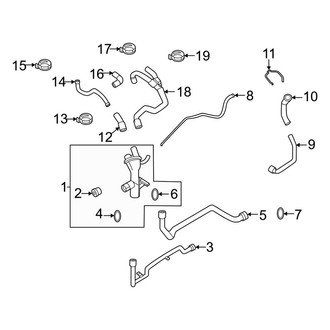 Porsche OE - Cooling - Hoses & Lines (3.0L)