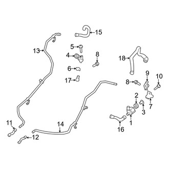 Porsche OE - Cooling - Hoses & Lines (Auxiliary, Pump)