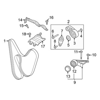 Porsche OE - Cooling - Belts & Pulleys (3.0L)