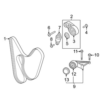 Porsche OE - Cooling - Belts & Pulleys (4.0L)