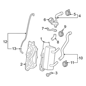 Porsche OE - Cooling - Trans Oil Cooler Lines (3.0L Automatic Dual Clutch Tr)