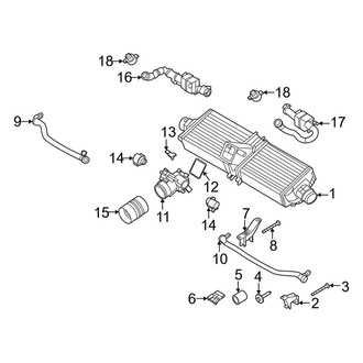 Porsche OE - Cooling - Intercooler (Intercooler & Hoses), (3.0L)