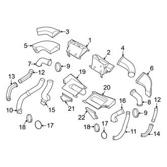 Porsche OE - Cooling - Intercooler (Ducts), (3.0L)