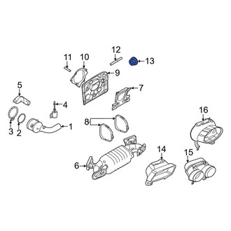 Porsche OE - Exhaust Heat Shield Nut