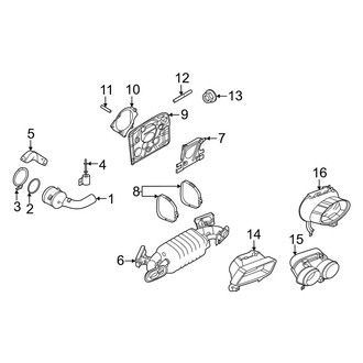 Porsche OE - Exhaust System - Exhaust Components (Carrera / Carrera T)