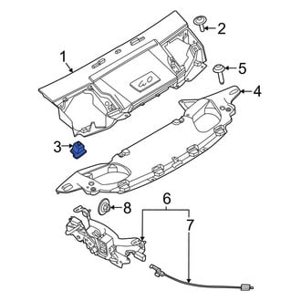 Porsche OE - Rear Deck Lid Release Solenoid