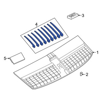 Porsche OE - Rear Grille Molding