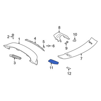 Porsche OE - Front Right Spoiler