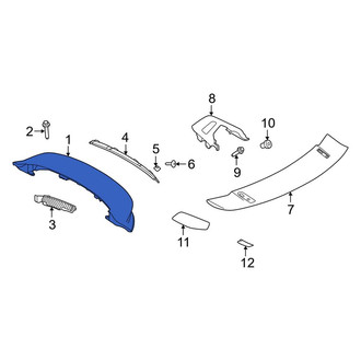 Porsche OE - Front Left Spoiler