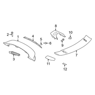 Porsche OE - Engine Lid - Spoiler (W/O Touring Package), (GT3)