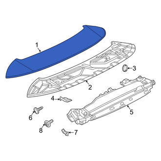 Porsche OE - Rear Upper Spoiler