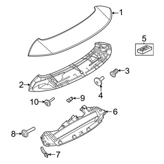 Porsche OE - Engine Lid - Spoiler (Carrera / Carrera 4 / Carrera 4S / Carrera S Convertible)