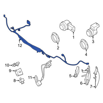Porsche OE - Rear Park Assist Camera Wiring Harness