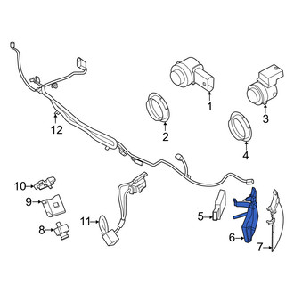 Porsche OE - Rear Right Blind Spot Detection System Warning Sensor Bracket