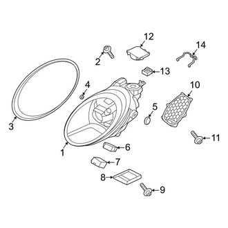 Porsche OE - Front Lamps - Headlamp Components (With Matrix Beam)