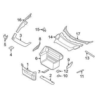 Porsche OE - Front Structural Components - Interior Trim (Turbo / Turbo S)