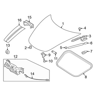 Porsche OE - Hood & Components (Turbo / Turbo S)
