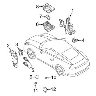 Porsche OE - Electrical - Fuse & Relay (Instrument Panel), (3.7L)