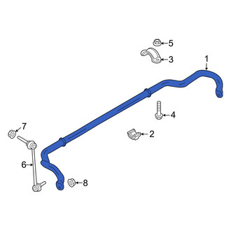 Porsche OE - Front Suspension Stabilizer Bar