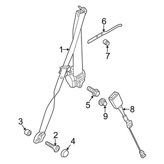 Porsche OE - Restraint Systems - Front Seat Belts
