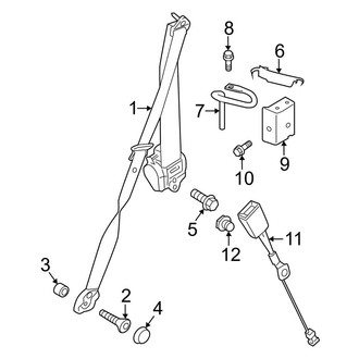 Porsche OE - Restraint Systems - Front Seat Belts (Turbo / Turbo S Convertible)