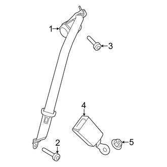 Porsche OE - Restraint Systems - Rear Seat Belts (Turbo / Turbo S Convertible)