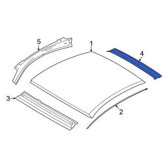 Porsche OE - Rear Roof Header Panel