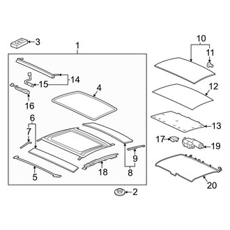 Porsche OE - Roof - Sunroof (Steel Panel), (Turbo / Turbo S Coupe)